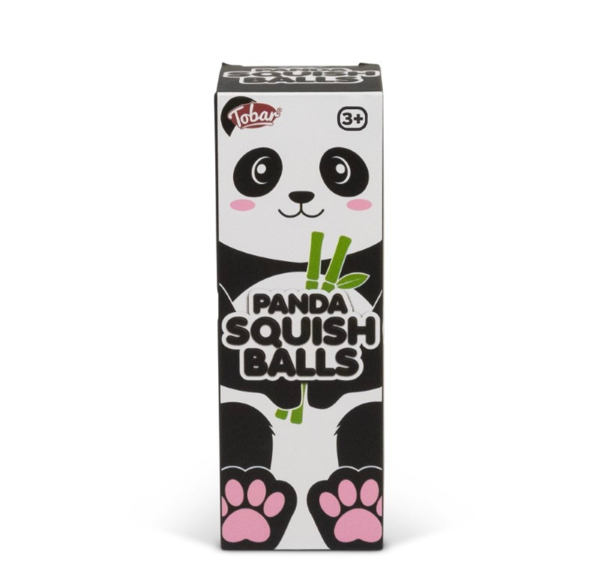Scrunchems Panda, Squish Bollar 3-pack – Sött och Roligt Hjälpmedel för Fokus och Stresslindring