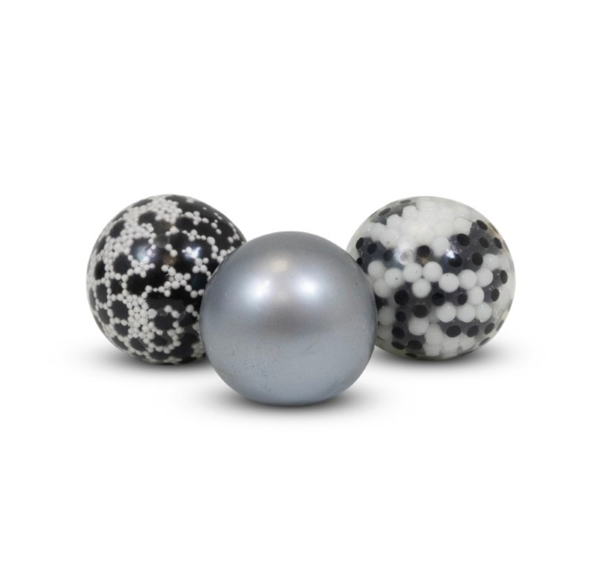 Scrunchems Panda, Squish Bollar 3-pack – Sött och Roligt Hjälpmedel för Fokus och Stresslindring