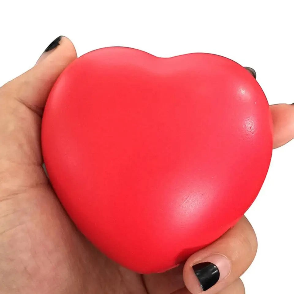 Stressboll Minihjärta – Mjuk och Klämvänlig för Avkoppling