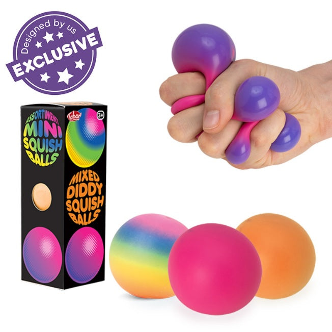 Mini Squish Boll 3-pack