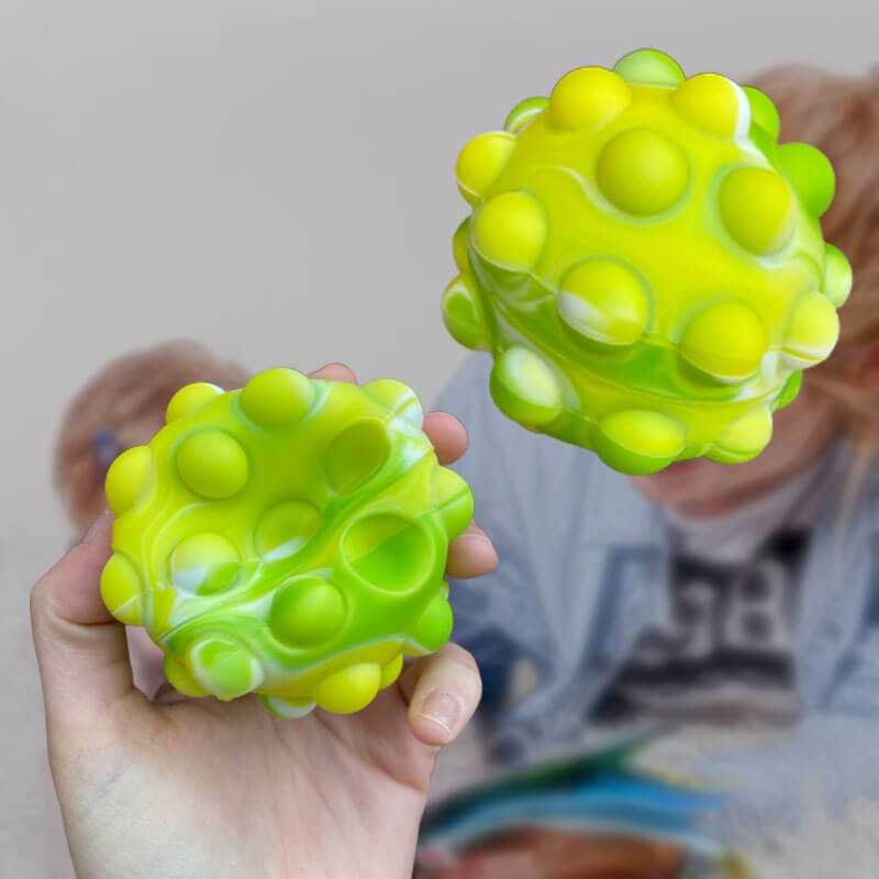 Push Poppers Fidget Boll – Rolig och Avstressande Fidgetleksak